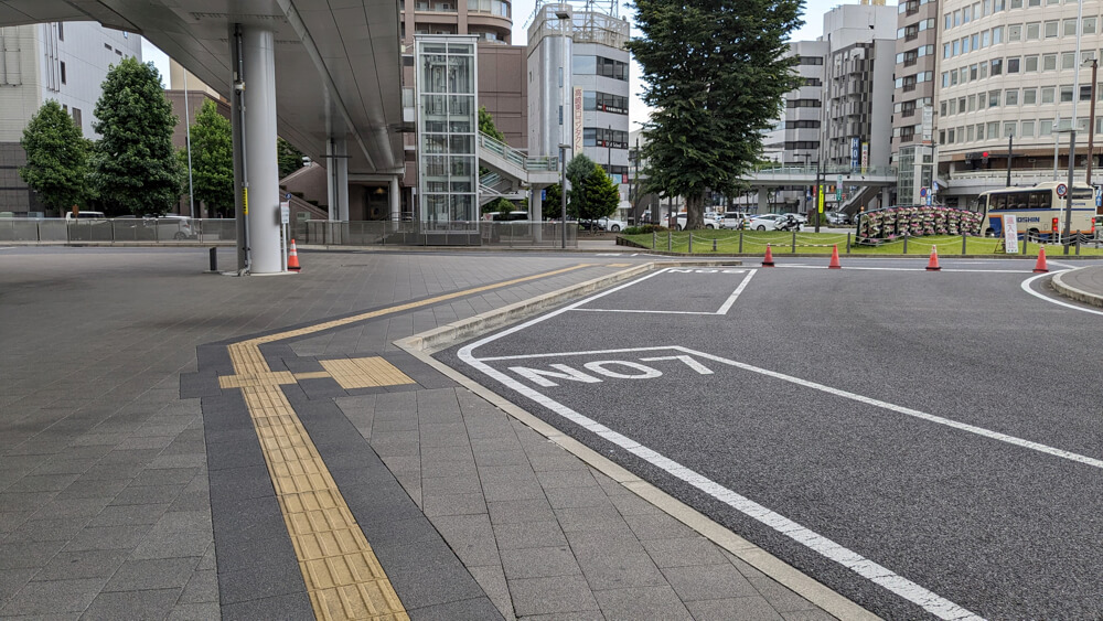 シャトルバス発着所 高崎駅 東口